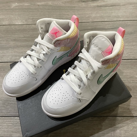 Air Jordan 1 Mid PS “the ice cream “ paint drip - Picture 5 of 8